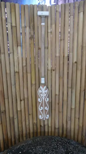 Product image of the product “Decorative wooden Paddle with carving, 124cm Length. ”